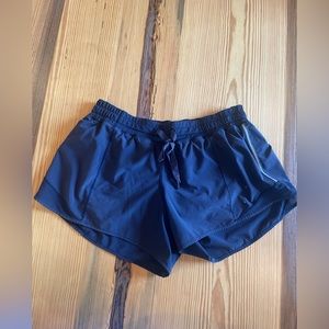 Navy Blue 4 inch inseam athletic shorts